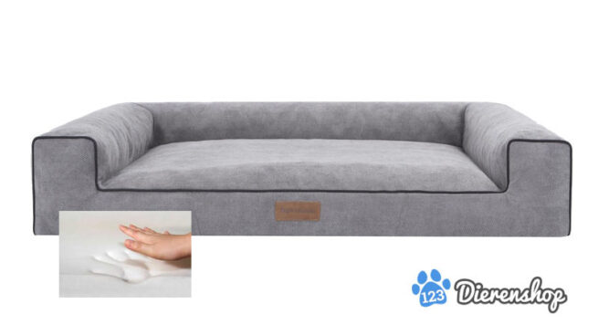 Orthopedische hondenmand Lounge Bed Cordu Grijs 100cm