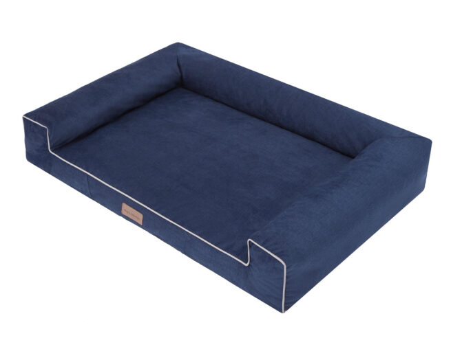 Hondenmand Lounge Bed Dog's Lifestyle Velvet Blauw 100cm - Afbeelding 2