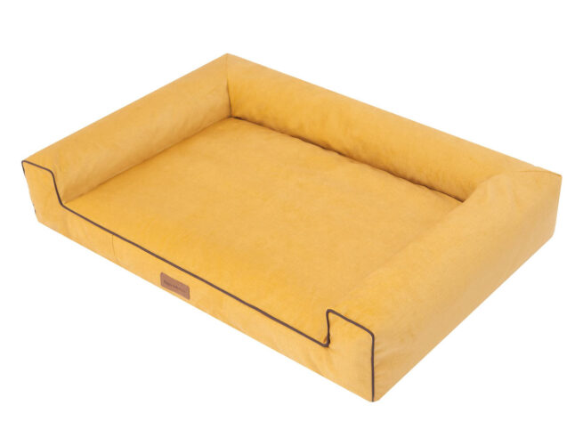 Dog's Lifestyle Hondenmand Lounge Bed Velvet Geel