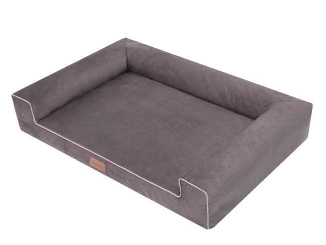 Dog's Lifestyle Hondenmand Lounge Bed Velvet Taupe