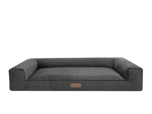 Dog's Lifestyle hondenmand Lounge Bed Velvet Antraciet
