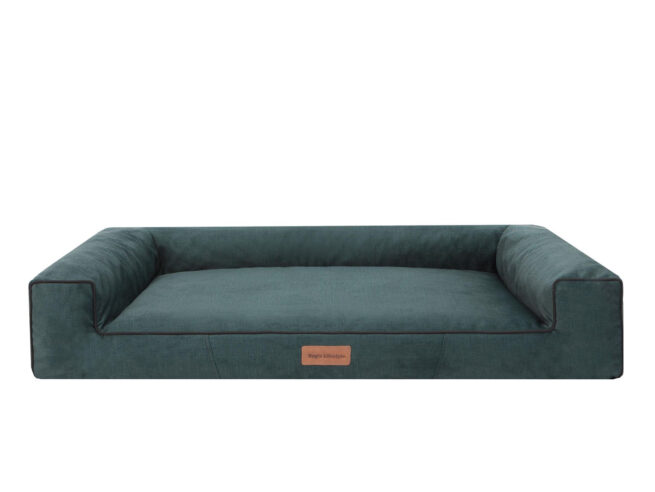 Hondenmand Lounge Bed Velvet Groen 100cm