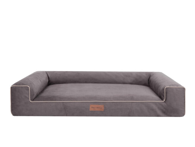 Hondenmand Lounge Bed Velvet Crème 100cm
