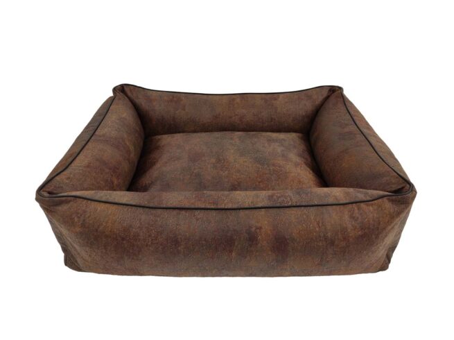 Dog's Lifestyle Dog’s Lifestyle hondenmand Vintage Lederlook Bruin 120cm