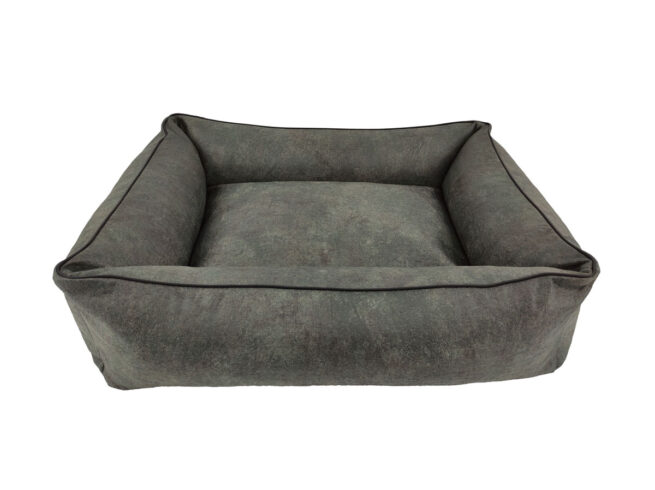 Dog's Lifestyle hondenmand Vintage Lederlook Grijs 120cm