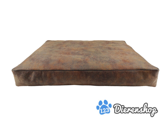 Dog's Lifestyle Hondenmand Vintage Lederlook Bruin