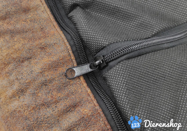 Dog's Lifestyle Hondenmand Vintage Lederlook Bruin