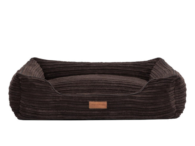 Hondenmand Rib Bruin 80cm