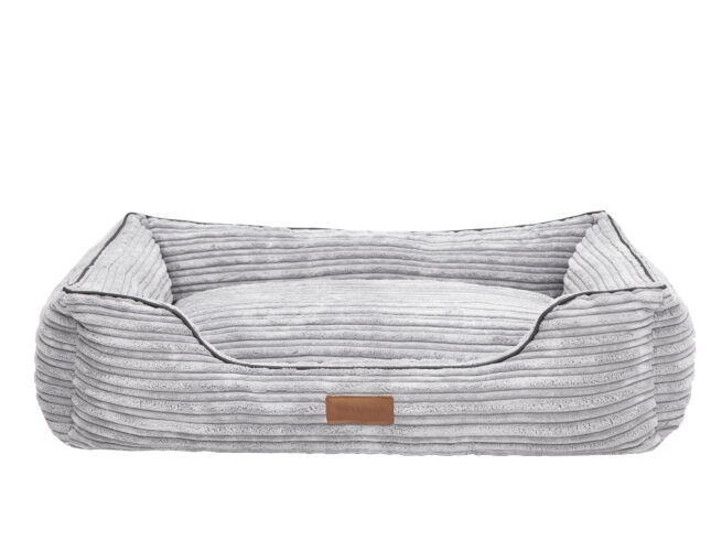 Hondenmand Rib Grijs 80cm