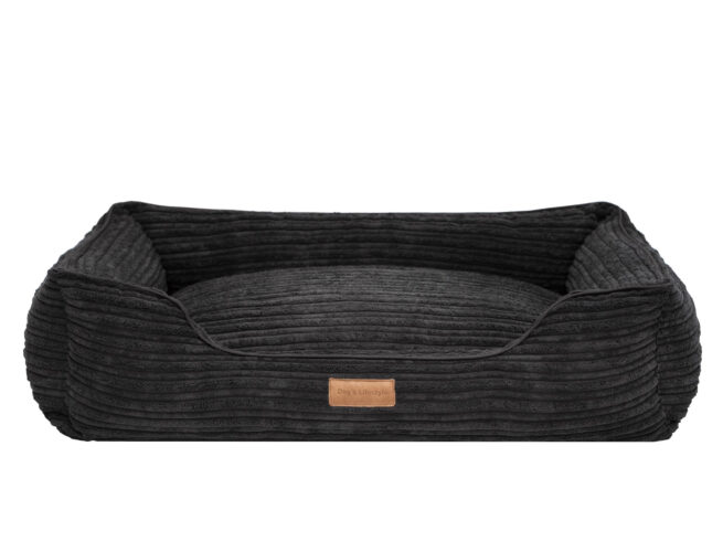 Hondenmand Rib Zwart 80cm