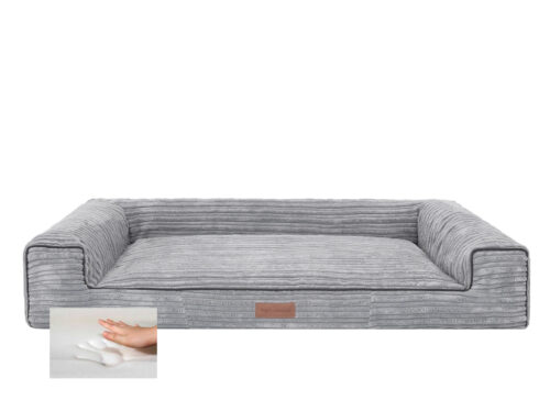 Orthopedische hondenmand Rib Grijs 100cm