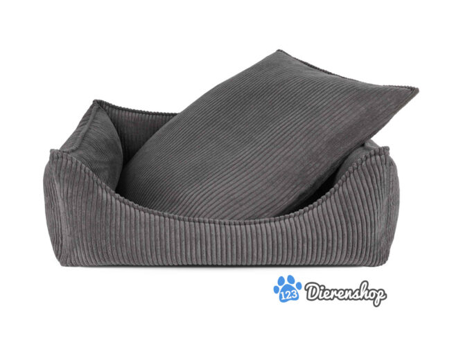 Hondenmand Ribbed Antraciet ( meubelstof ) - Afbeelding 2