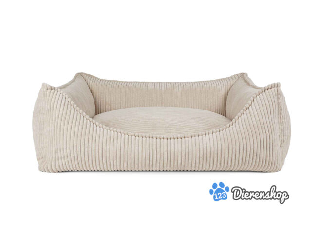 Hondenmand Ribbed Crème ( meubelstof ) - Afbeelding 3