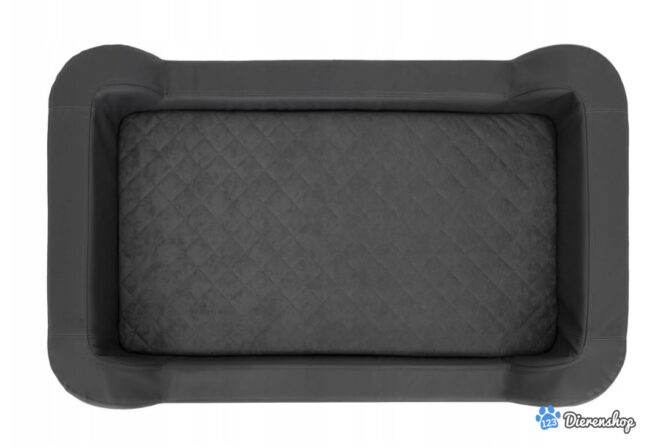 Dog's Lifestyle Dog’s Lifestyle hondenmand Premium Eco-Leder Antraciet