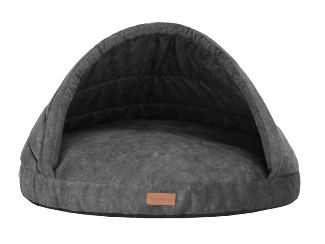 Dog's Lifestyle Hondenmand Snuggle Cave Misty Antraciet - Afbeelding 2