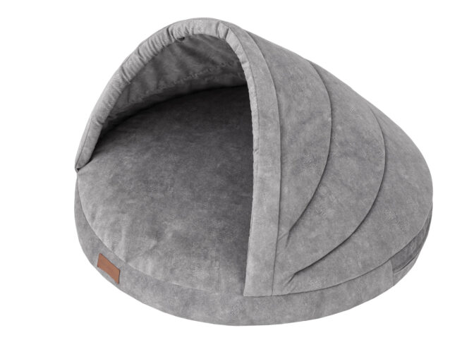 Dog's Lifestyle Hondenmand Snuggle Cave Misty Grijs 65cm