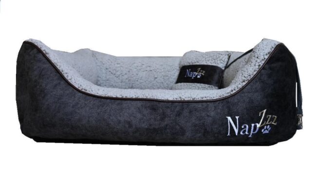 Hondenmand Napzzz Eco-Leder Antraciet-Grijs - Afbeelding 3