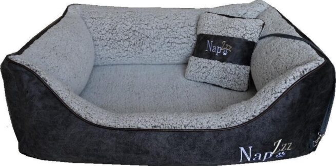 Hondenmand Napzzz Eco-Leder Antraciet-Grijs - Afbeelding 2