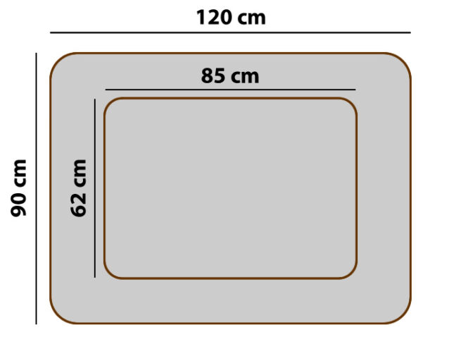 Orthopedische hondenmand Inari Bruin - Afbeelding 5