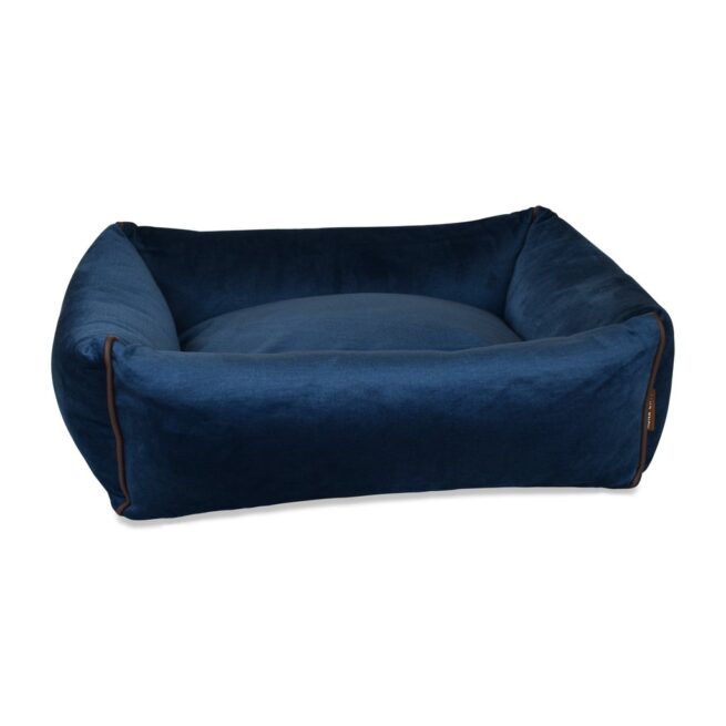 Kona Cave® Hondenmand Snuggle Cave Velvet Blauw - Afbeelding 5