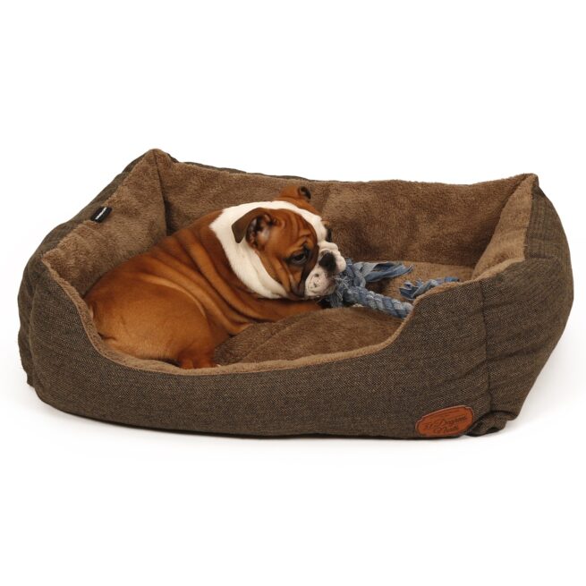 Hondenmand Herringbone Bruin - Afbeelding 2