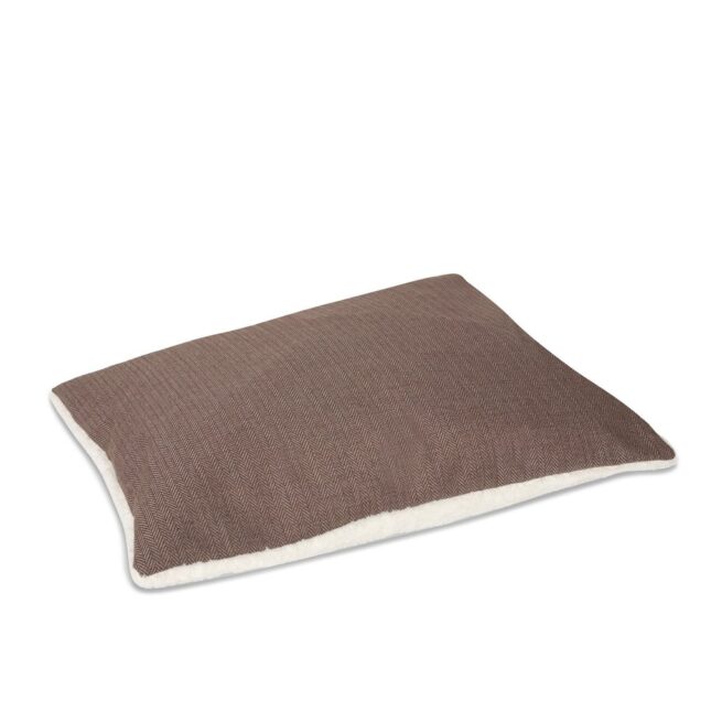 Kona Cave® Hondenmand Snuggle Cave Herringbone Bruin - Afbeelding 6
