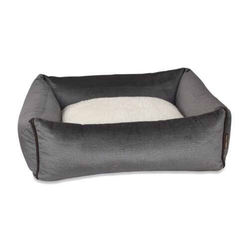 Hondenmand Kona Cave® Bolster Bed Velvet Antraciet