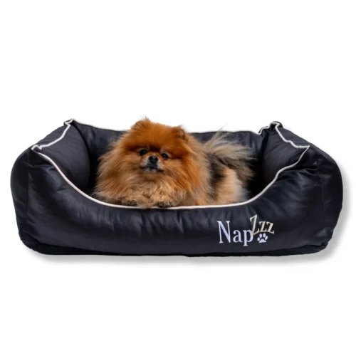 Hondenmand Napzzz Divan Lederlook Zwart