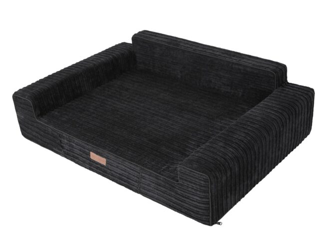 Dog's Lifestyle Hondensofa Elegance Rib Corduroy Zwart 100cm