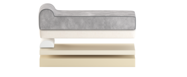 Orthopedische hondenmand Bully Bed Grijs - Afbeelding 6