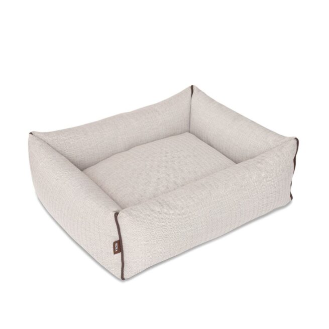 Kona Cave® Hondenmand Snuggle Cave Herringbone Crème - Afbeelding 6
