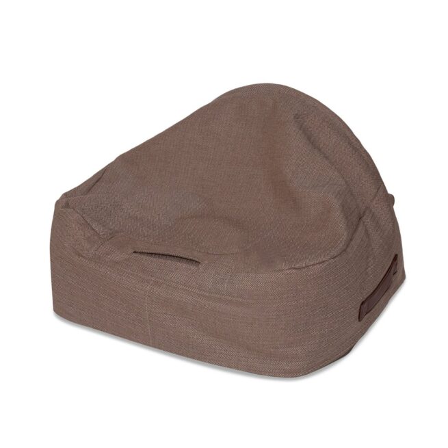 Kona Cave® Hondenmand Snuggle Cave Herringbone Bruin - Afbeelding 3