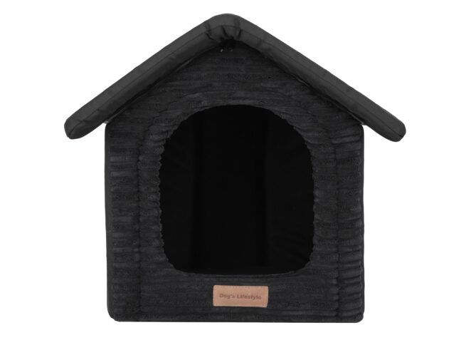 Hondenhuisje Dog's Lifestyle Rib Zwart - Afbeelding 2