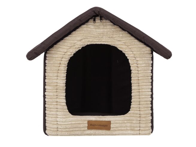 Hondenhuisje Dog's Lifestyle Rib Beige - Afbeelding 2