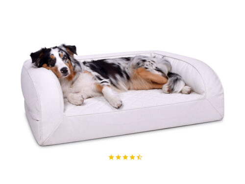 Hondenmand Kunstleer Lounge Deluxe Wit