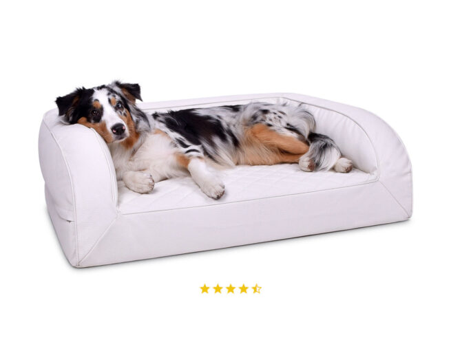 Hondenmand Kunstleer Lounge Deluxe Wit