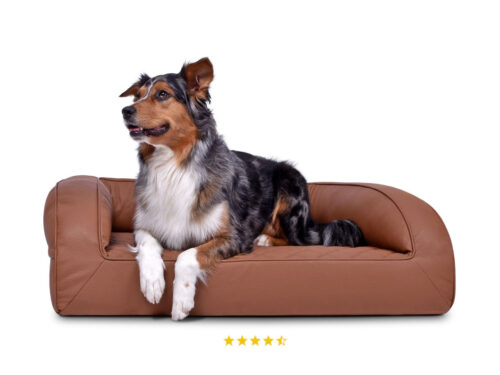 Hondenmand Kunstleer Lounge Deluxe Cognac