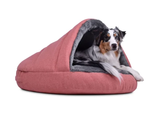 Hondenmand Snuggle Cave Comfort Deluxe Rouge