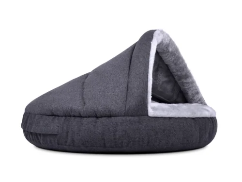 Hondenmand Snuggle Cave Comfort Deluxe Antraciet-Zilver