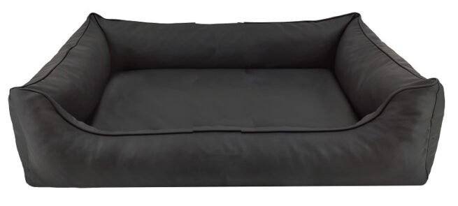 Dog's Lifestyle Hondenmand Superior Eco-Leder Antraciet