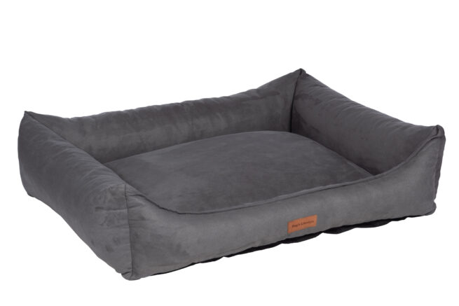 Dog's Lifestyle hondenmand Alcantara Grijs 90cm - Afbeelding 2