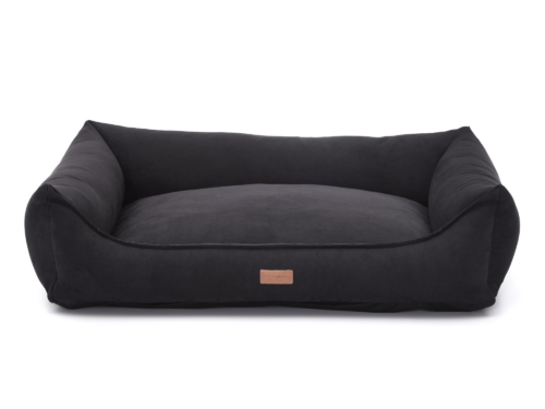 Hondenmand Alcantara Zwart 120cm