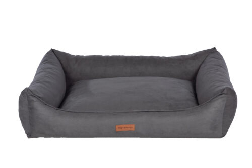 Dog's Lifestyle hondenmand Alcantara Grijs 90cm