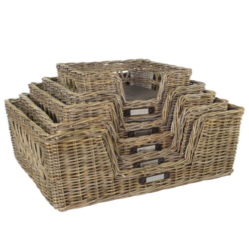 Happy House Rotan Hondenmand Rechthoek Open Gevlochten