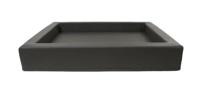 Hondenmand Premium Kunstleer Antraciet 100cm