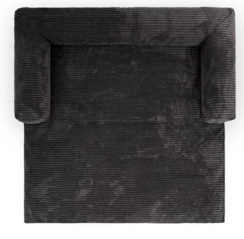 Bankbeschermer Rib Corduroy Deluxe Antraciet