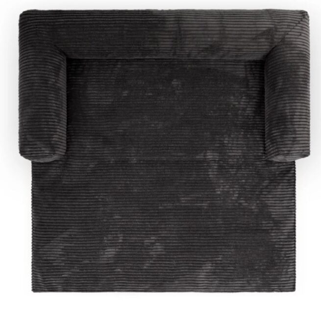 Bankbeschermer Rib Corduroy Deluxe Antraciet