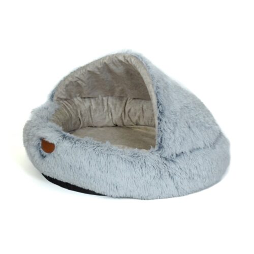 Napzzz Snuggle Cave Fluffy Donut Grijs 80cm