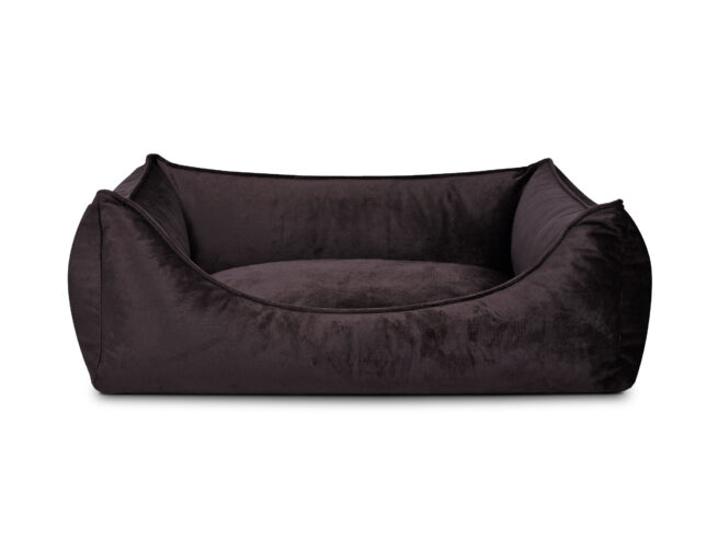Hondenmand Glamour Velvet Bruin - Afbeelding 2