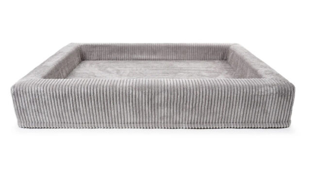 Hondenmand Ribbed Corduroy Rechthoek Grijs - Afbeelding 3